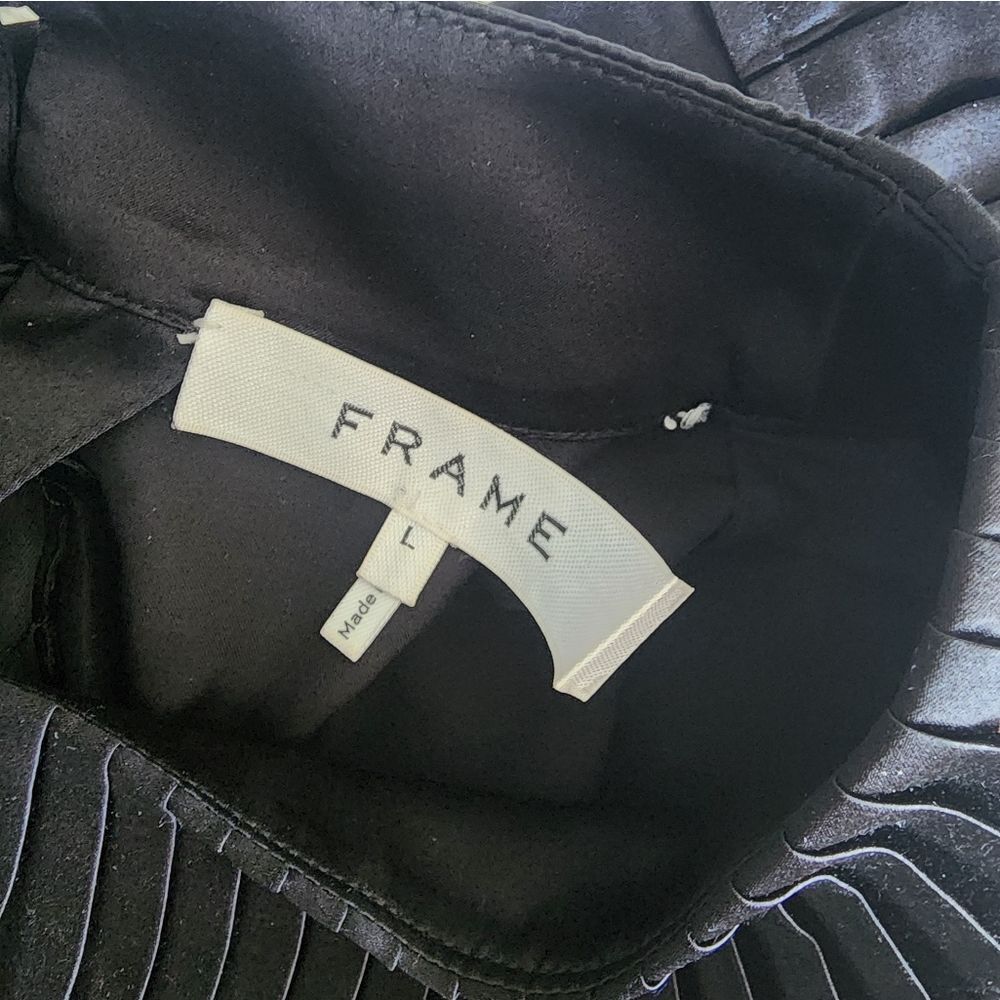 Frame Denim Black Ruffle Dress - Picture 8 of 15